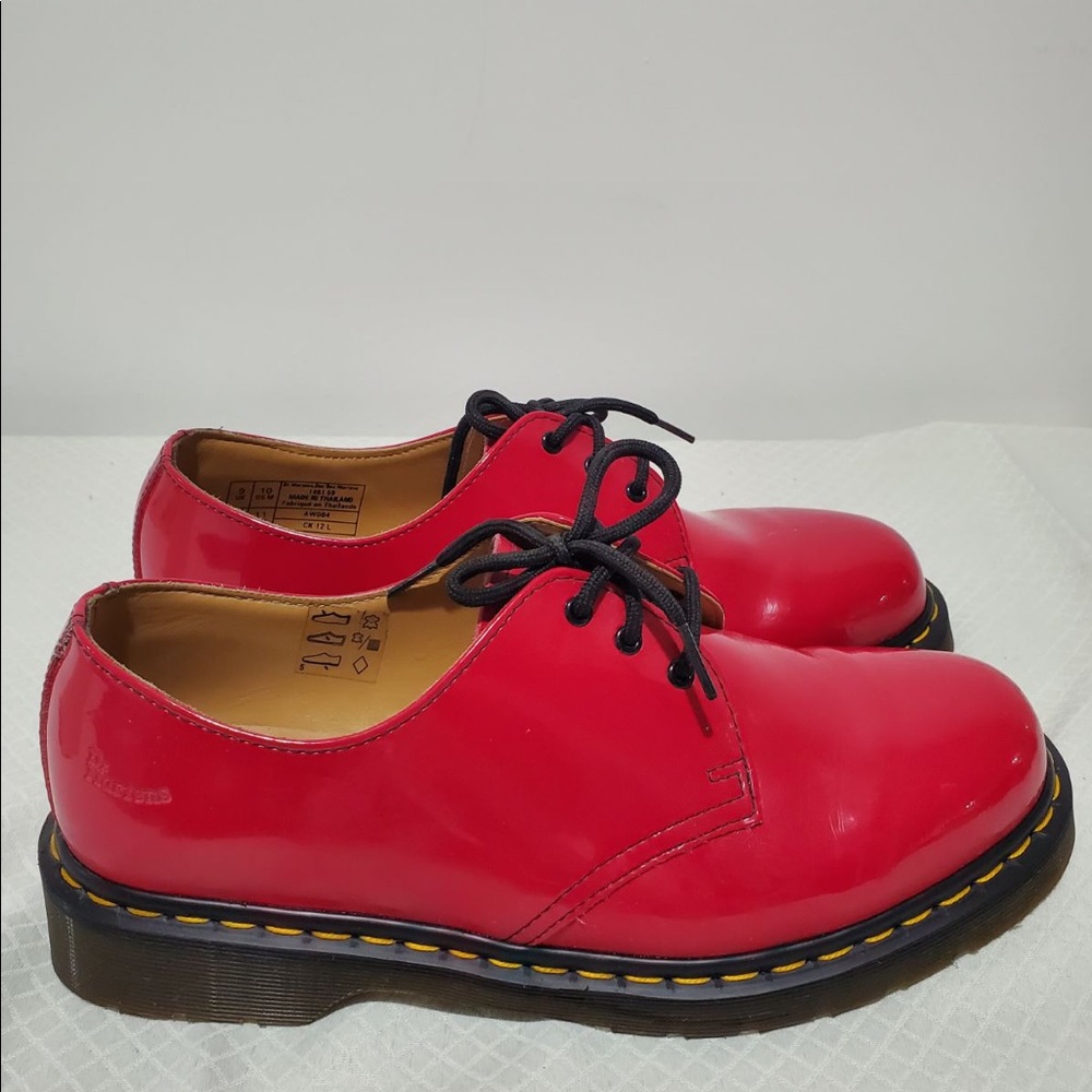 ISO - Dr Martens Red Patent
